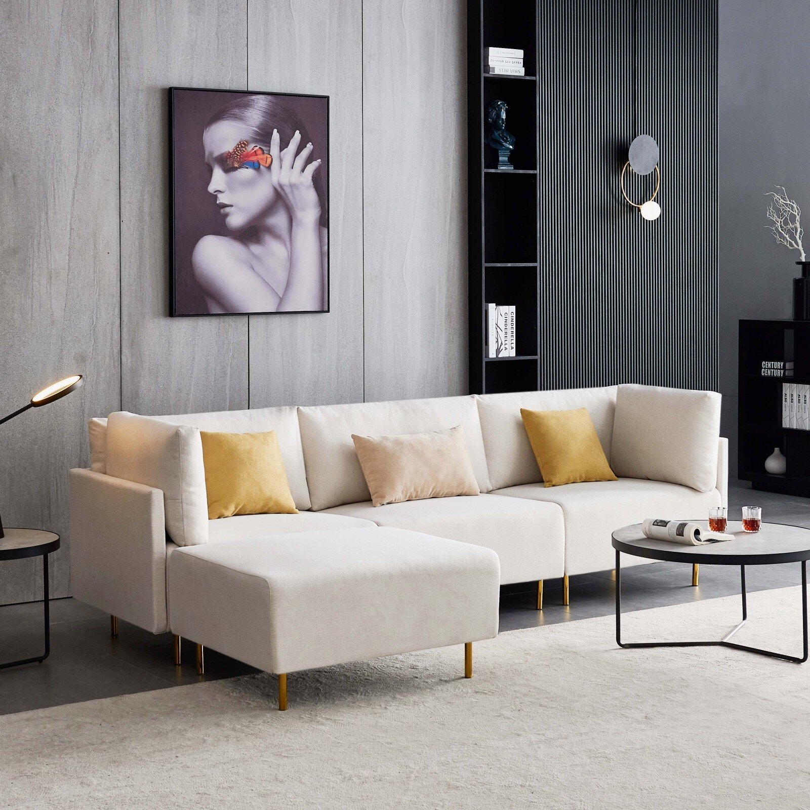 Comfortable L-Shape Sectional Sofa - Image 1