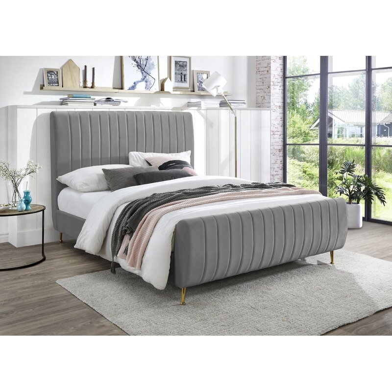 Summersville Tufted Upholstered Low Profile Platform Bed  Summersville Tufted Upholstered Low Profile Platform Bed  Summersville Tufted Upholstered Low Profile Platform Bed  Summersville Tufted Upholstered Low Profile Platform Bed  Summersville Tufted Uph - Image 0