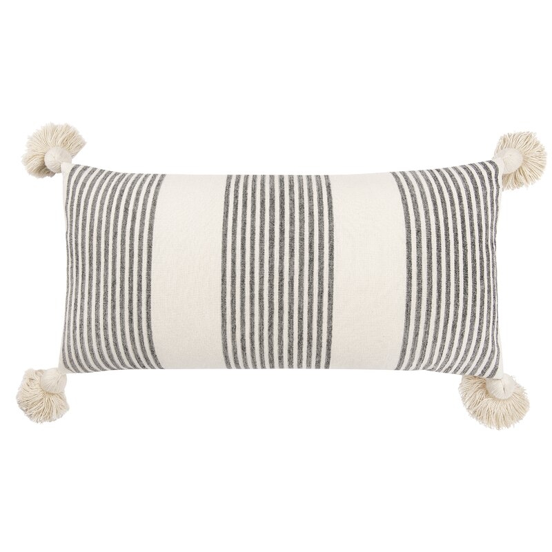 Turin Rectangular Cotton Pillow Cover and Insert - Image 0