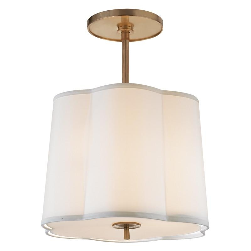 SCALLOP SMALL CHANDELIER - SOFT BRASS - Image 0