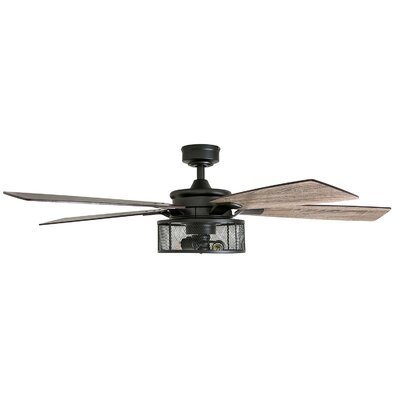 52" Divisadero 5 Blades Ceiling Fan Light Kit Included - Image 1