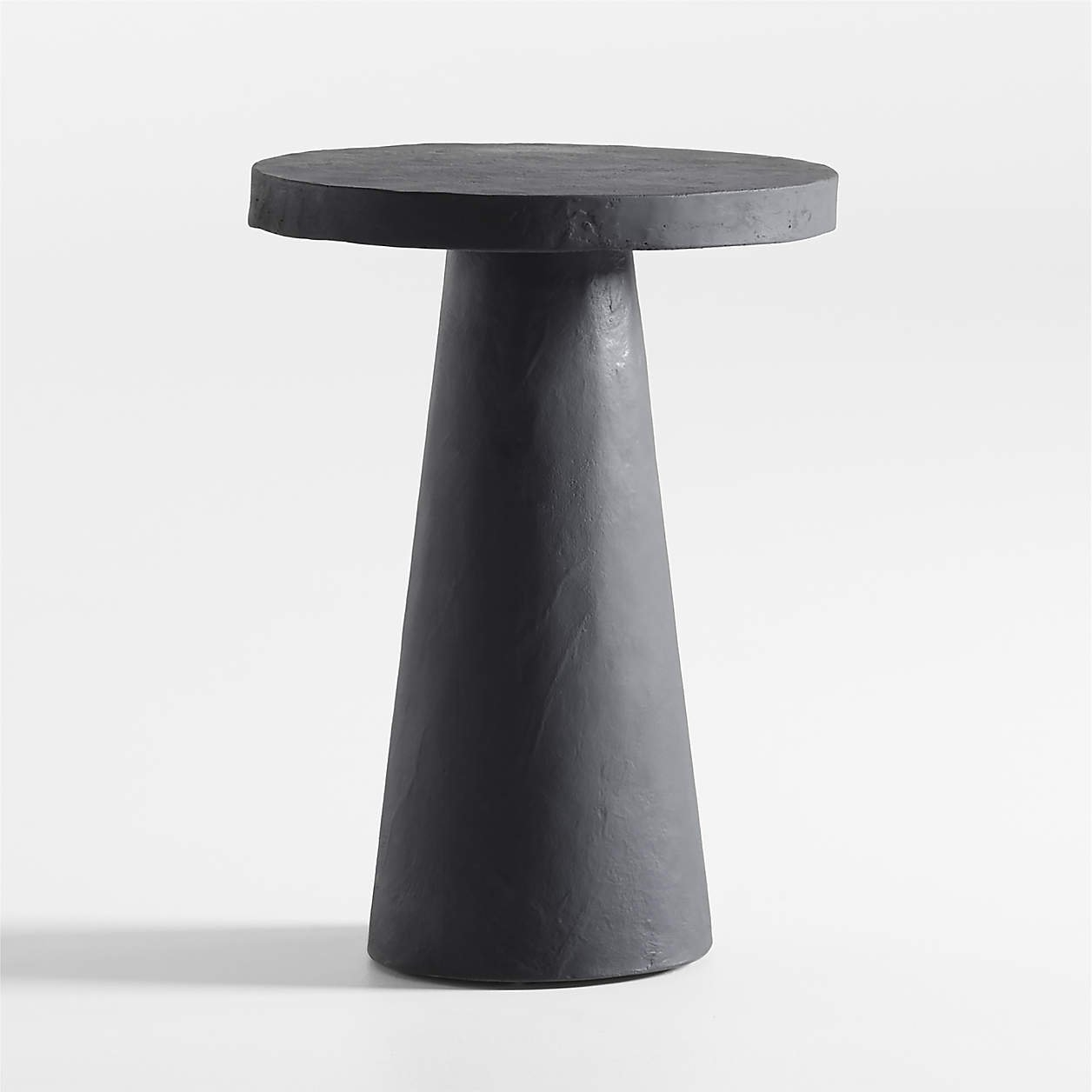 Willy Charcoal Pedestal Side Table by Leanne Ford - Image 6
