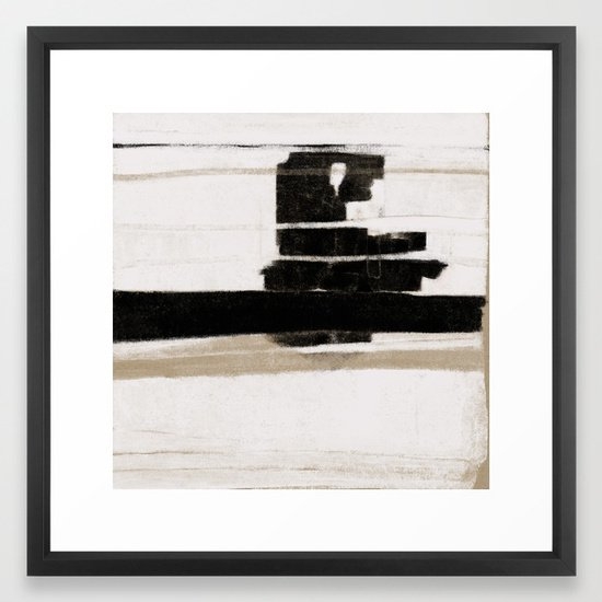UNTITLED #6 - FRAMED ART PRINT VECTOR BLACK large (GALLERY) - Image 0