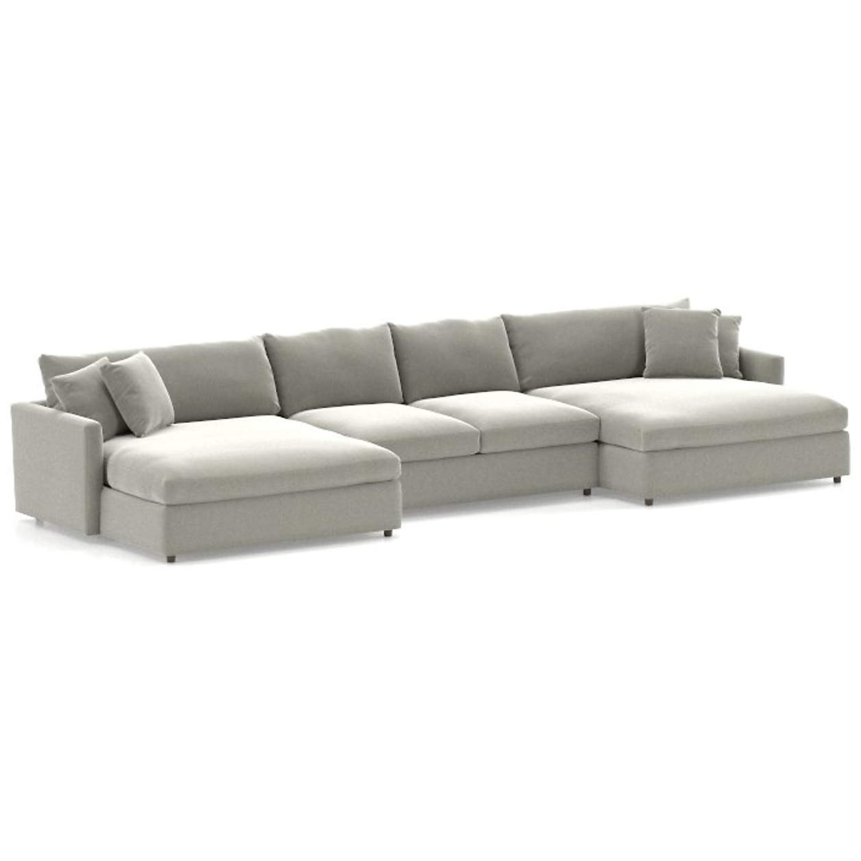 Lounge Deep 3-Piece Double Chaise Sectional Sofa - Image 0