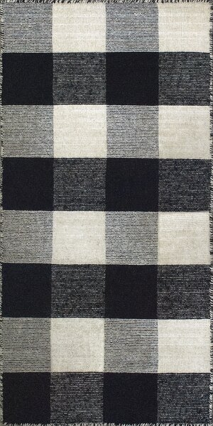 Pickering Hand Woven Wool Black/Ivory Area Rug - Image 0