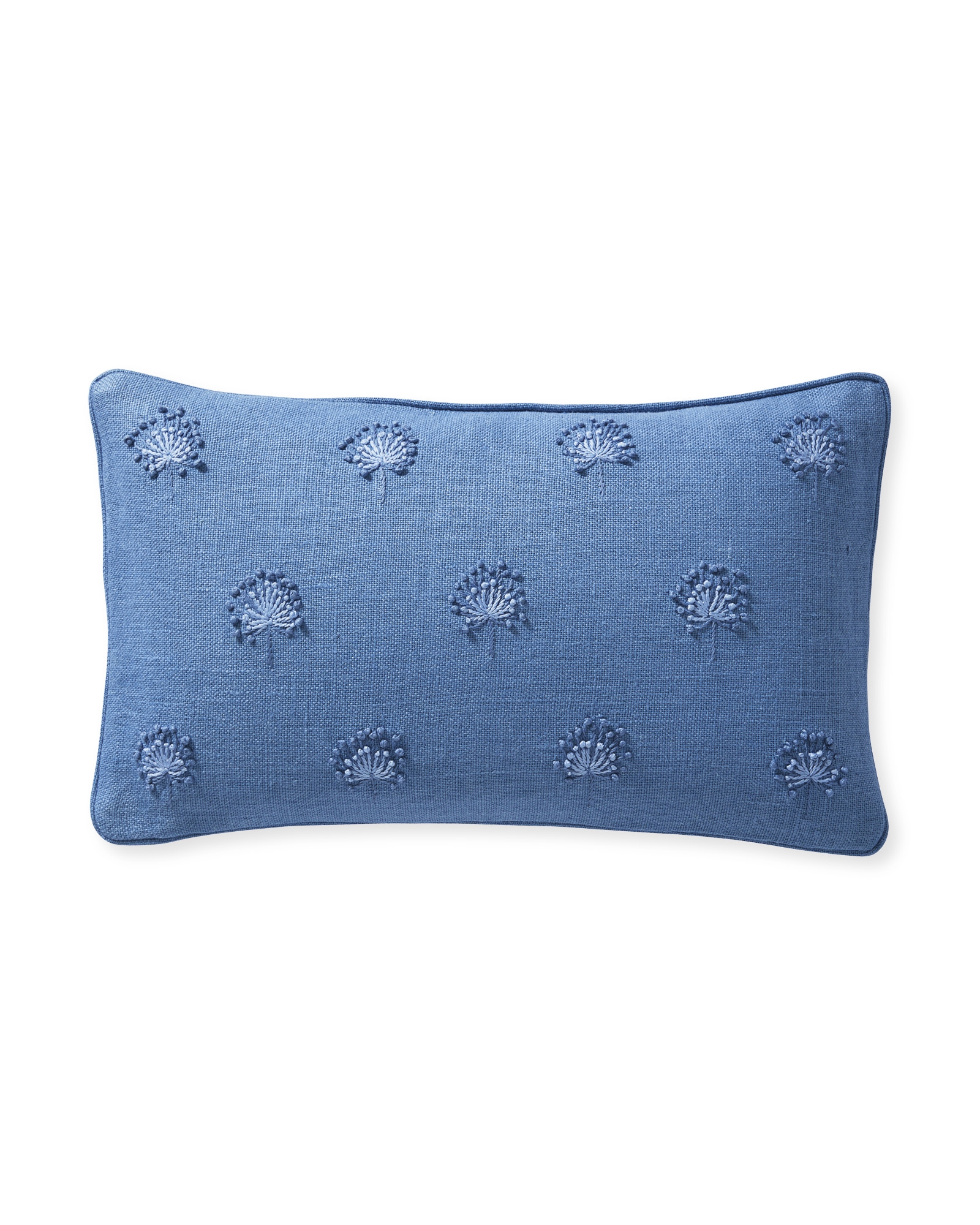 Dandelion Embroidered 12" x 21" Pillow Cover - Harbor - Insert sold separately - Image 0