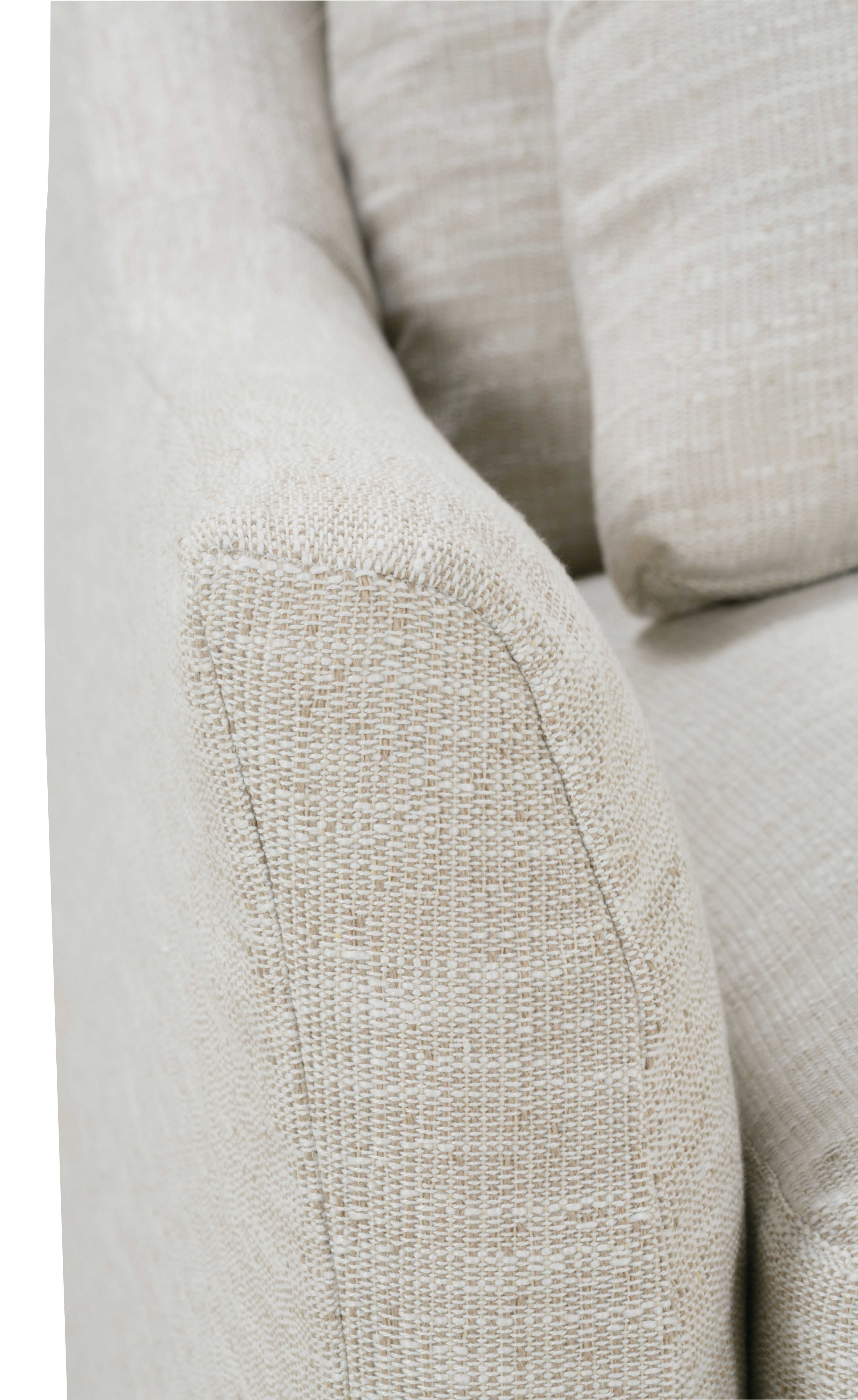 Moreau Slipcover Sofa, Bench Cushion, White, 95" - Image 3