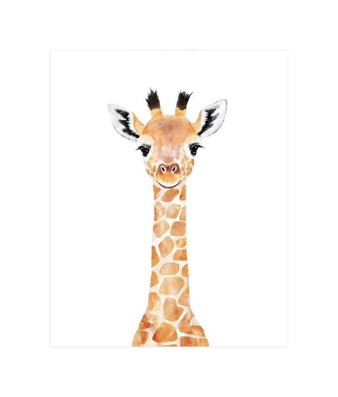 baby giraffe unframed - Image 0