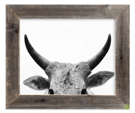Jane Gallagher with Reclaimed Barn Wood Frame - Image 0