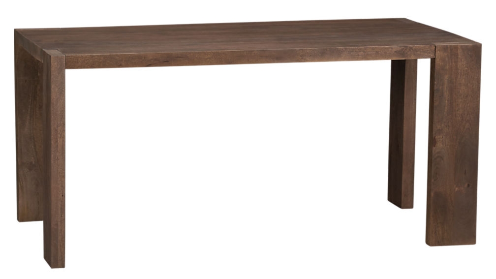 Blox Rectangular Brown Wood Dining Table 63" - Image 5