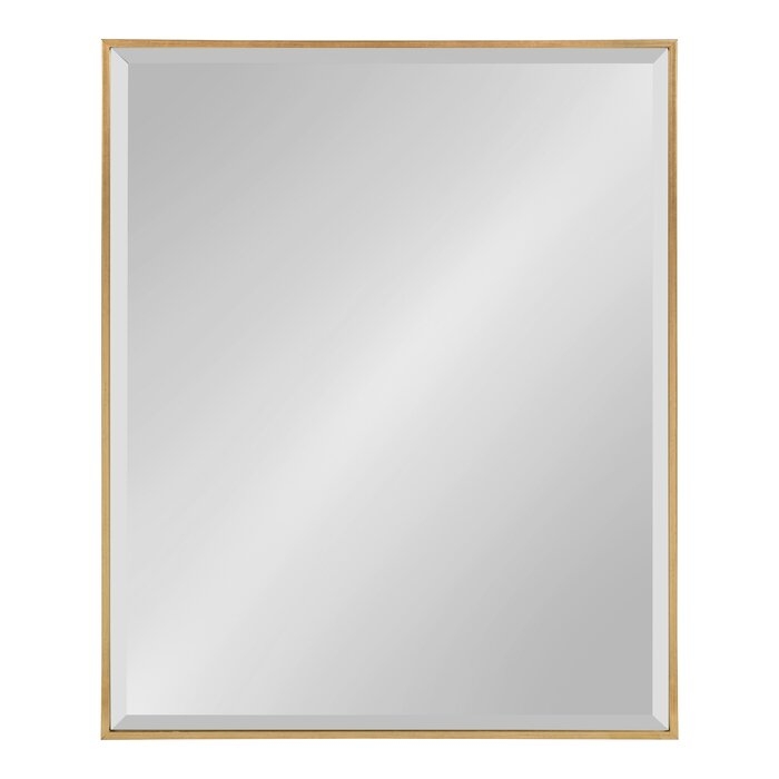 Logsdon Traditional Beveled Accent Mirror - GOLD - 36.5" H x 24.5" W - Image 0