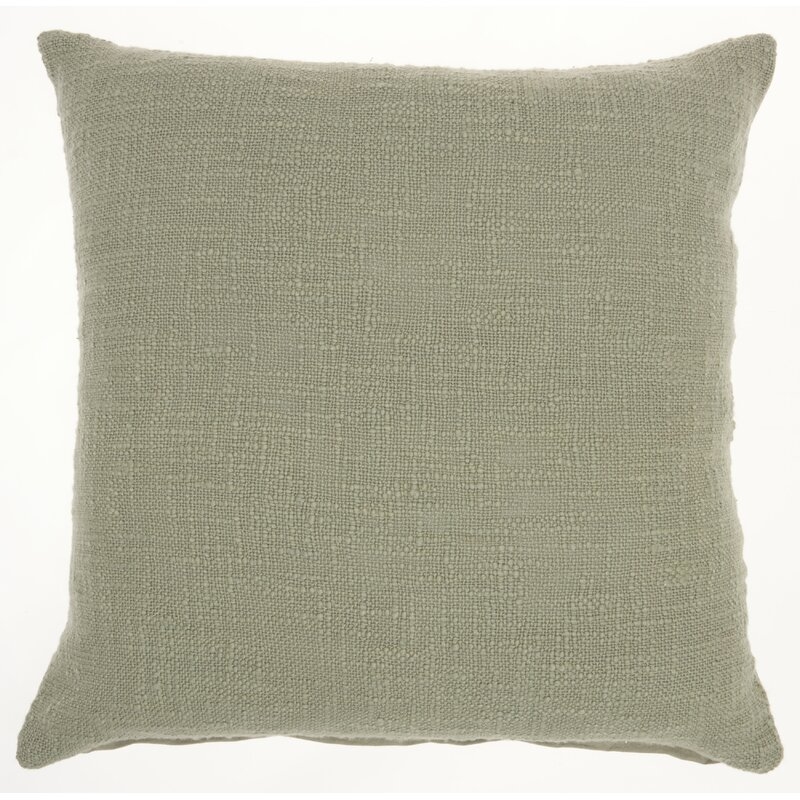 Remi Square Cotton Pillow Cover & Insert - Image 1