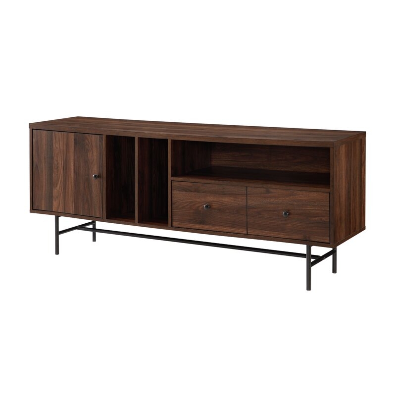 Elson TV Stand for TVs up to 65" :Dark Walnut - Image 1