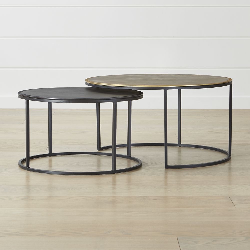 Knurl Nesting Coffee Tables Set of Two - Image 1