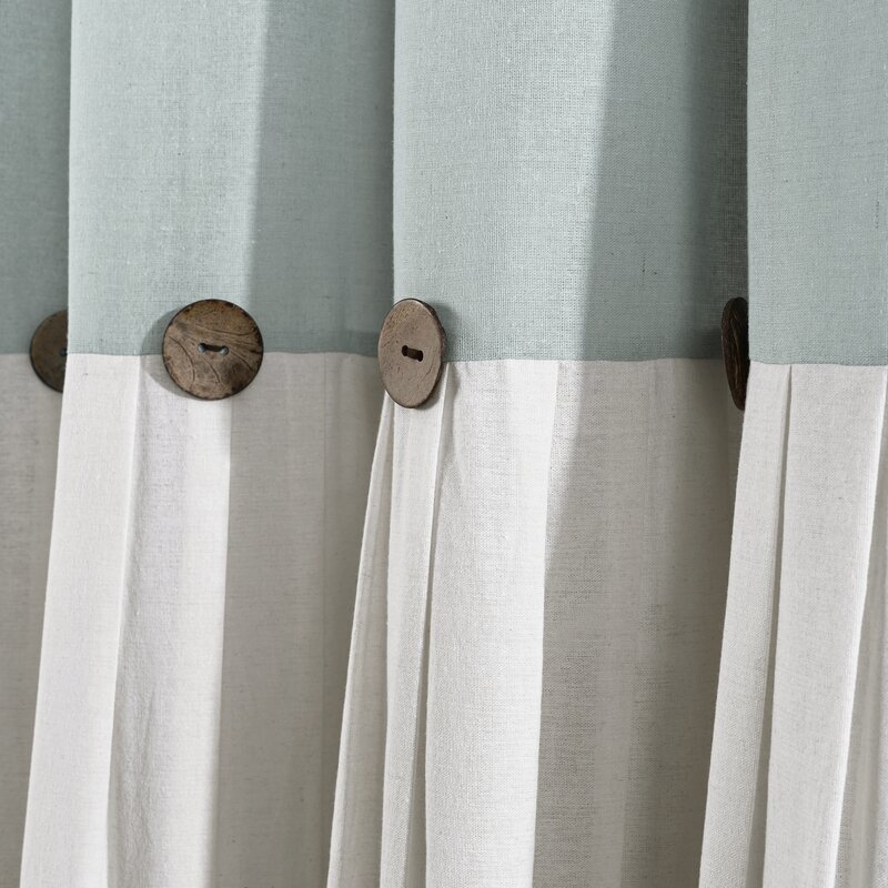 Beckham Window Solid Semi-Sheer Rod Pocket Single Curtain Panel - Image 1