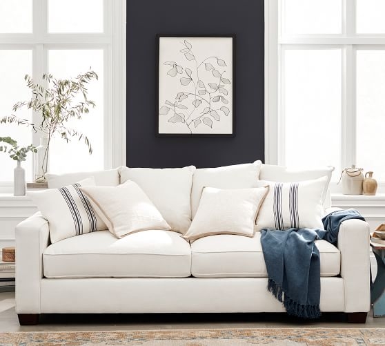 PB Comfort Square Arm Upholstered Sofa - Image 1