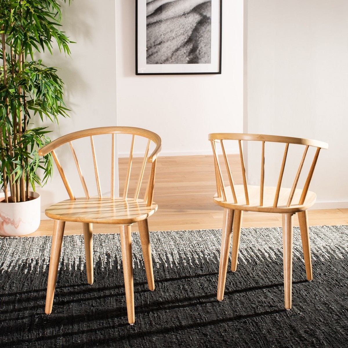 Helka Chair, Natural, Set of 2 - Image 1