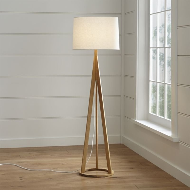 Jackson Tripod Floor Lamp, Natural - Image 2