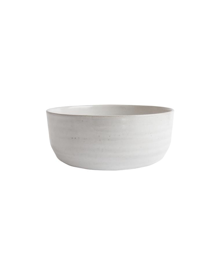 WHITE SERVING BOWL - SMALL - Image 0