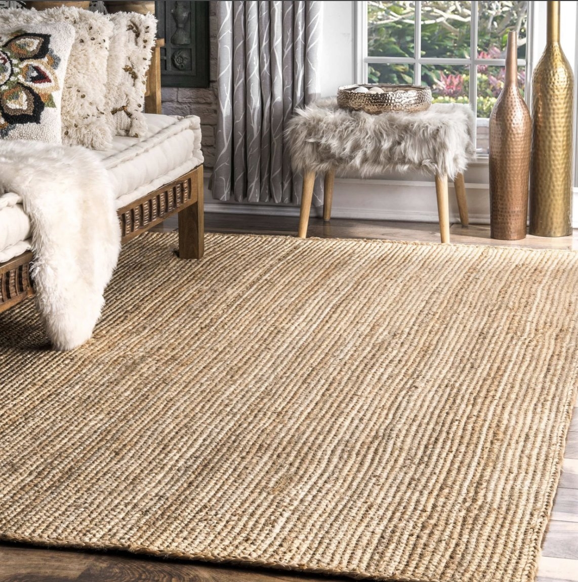 Hand Woven Rigo Jute rug / Natural /8'x10' - Image 1