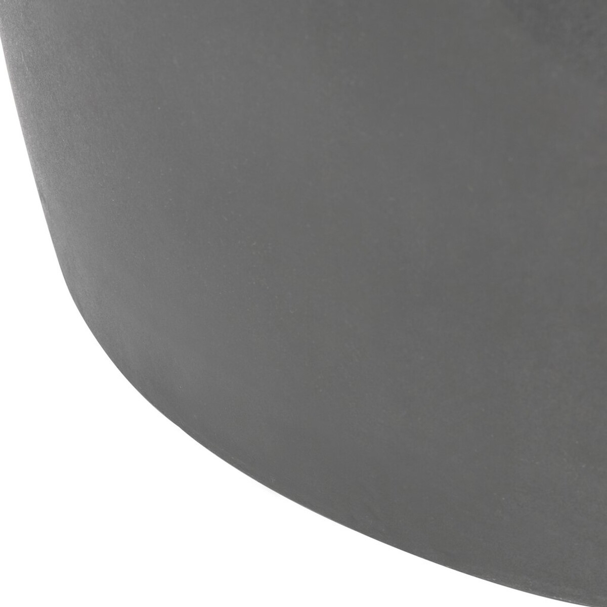 Zuri Indoor/Outdoor Modern Concrete Round 17.7-Inch H Accent Table - Dark Grey - Arlo Home - Image 6