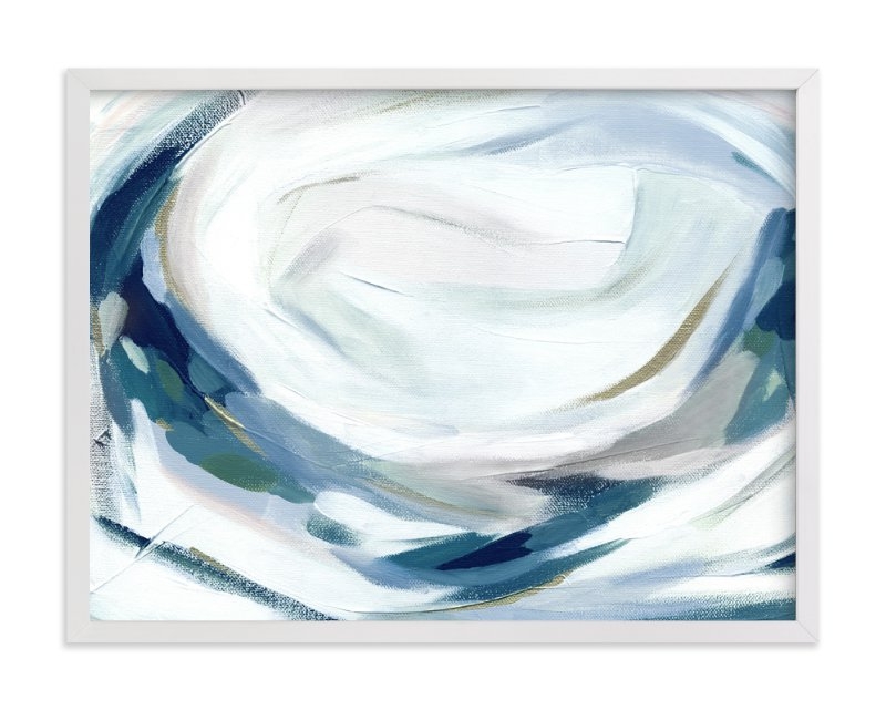 Abstract Laurel - 24" x 18" - Classic White Frame - Image 0