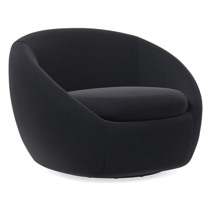 Cozy Chair, Poly, Performance Velvet, Shadow - Image 0