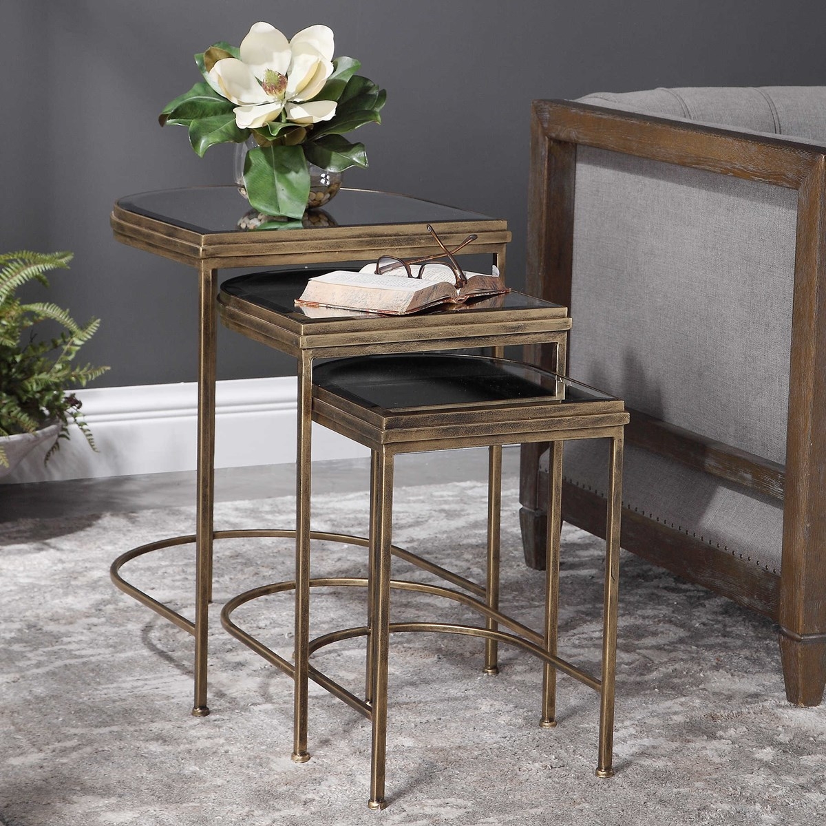 India Nesting Tables, Set of 3 - Image 1