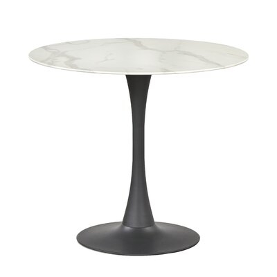 Cambon Pedestal Dining Table, Restock in May 31, 2023. - Image 0