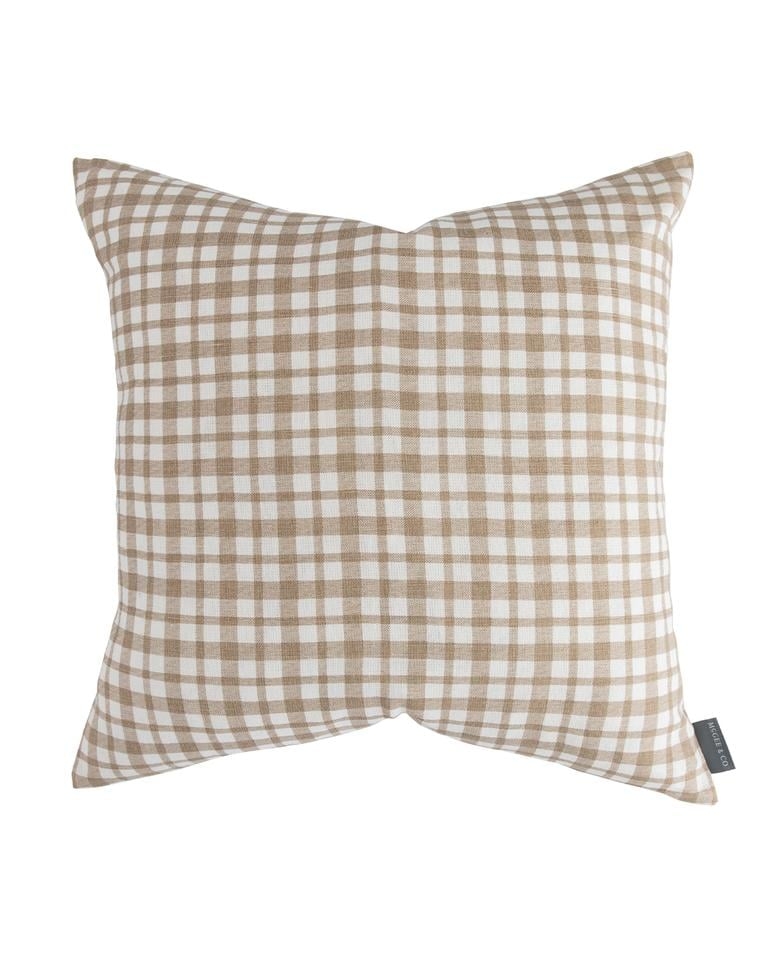 EDISON GINGHAM PILLOW COVER - Image 0