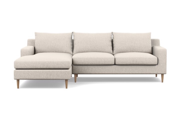SLOAN Sectional Sofa with Left Chaise, wheat - Image 0