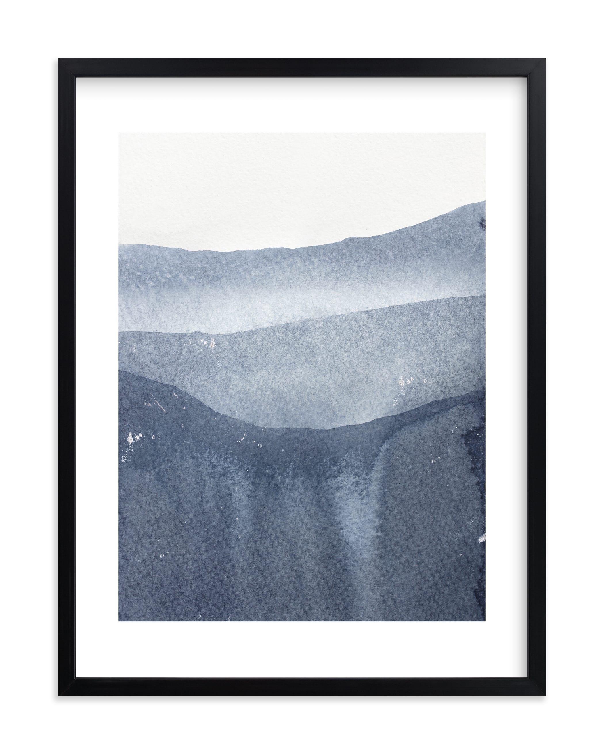 Sacred Beginning No. 2 Art Print, 18 x 24 , black frame, white border - Image 0