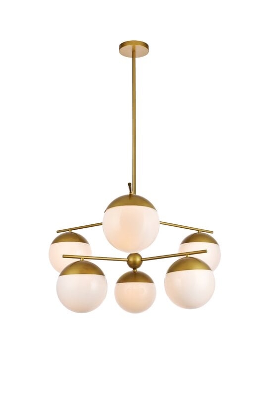 Emil 6 - Light Sputnik Modern Linear Chandelier - Image 0