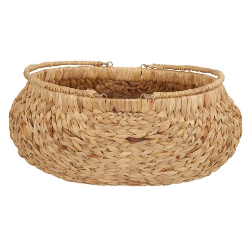 Decorative Round Wicker Basket - Image 0