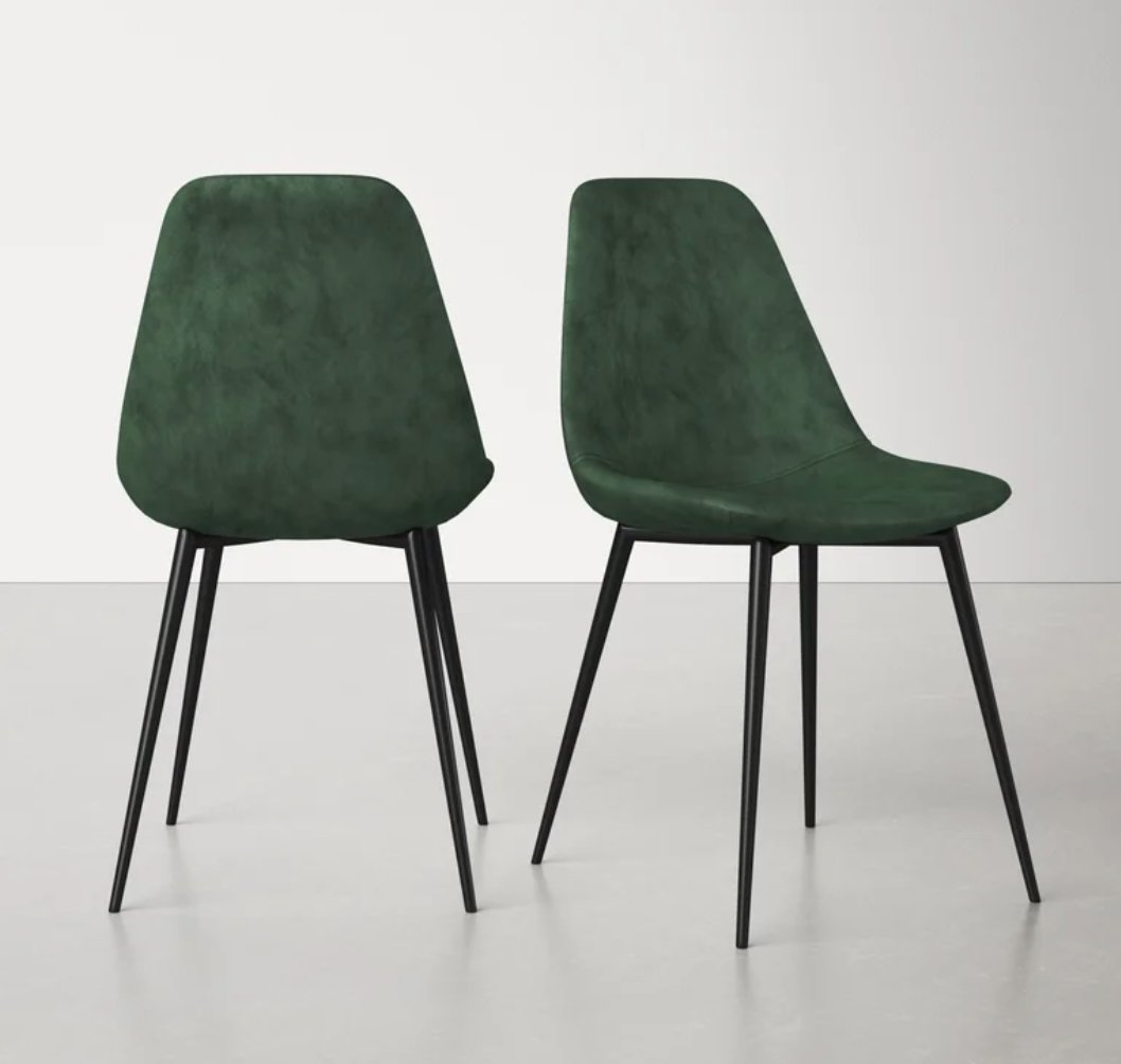 Aisha Velvet Upholstered Side Chair (set of 2) - Image 0