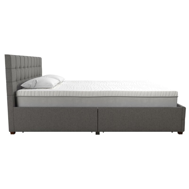 Elizabeth Upholstered Storage Platform Bed - FULL - Image 1