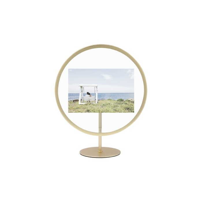 Matte Brass Infinity Photo Display Picture Frame - Image 0