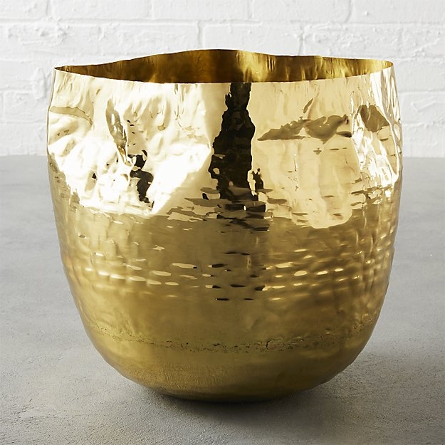 Liquid Large Brass Basket - Image 0