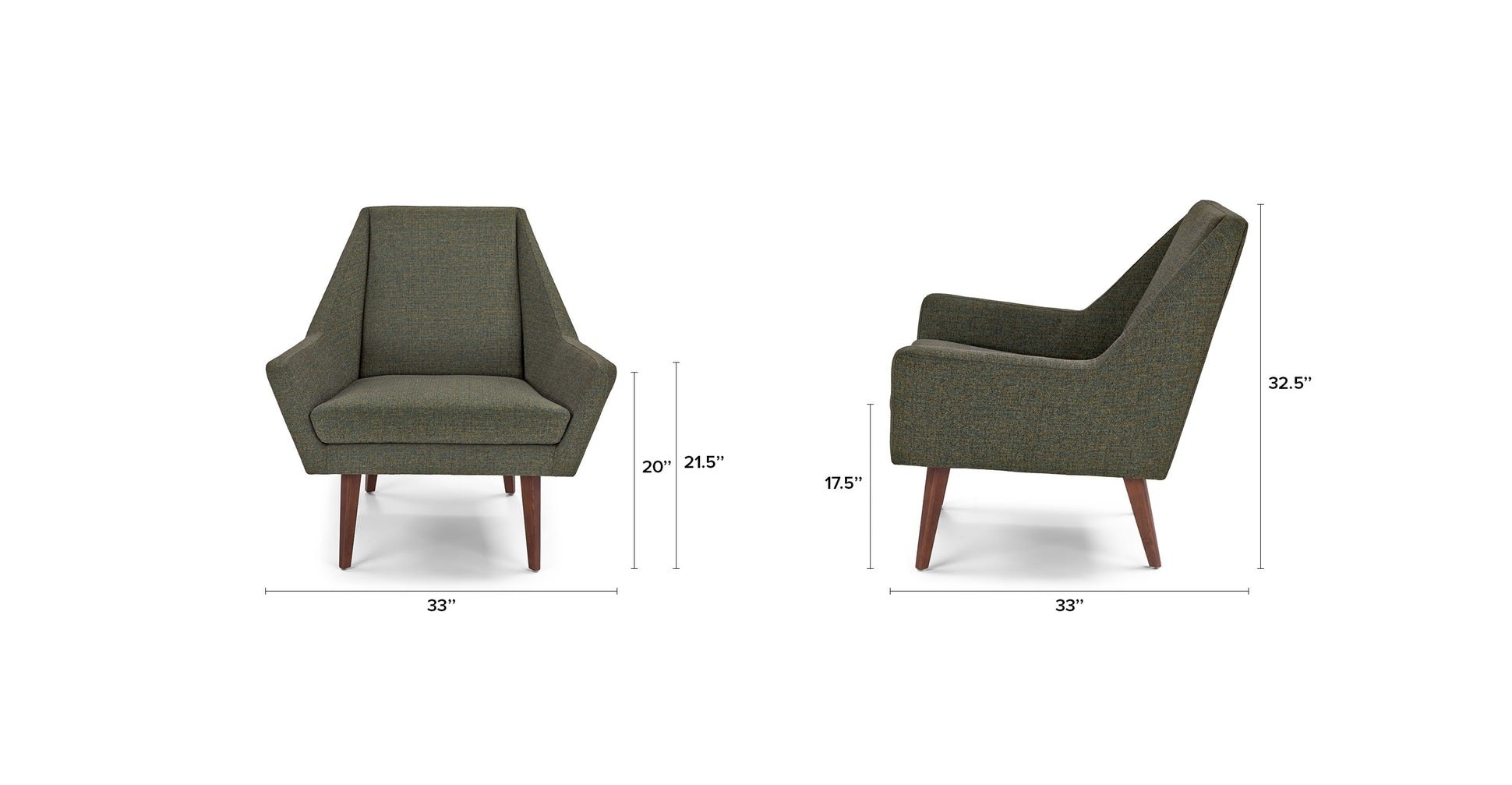 Angle Hemlock Green Chair - Image 6