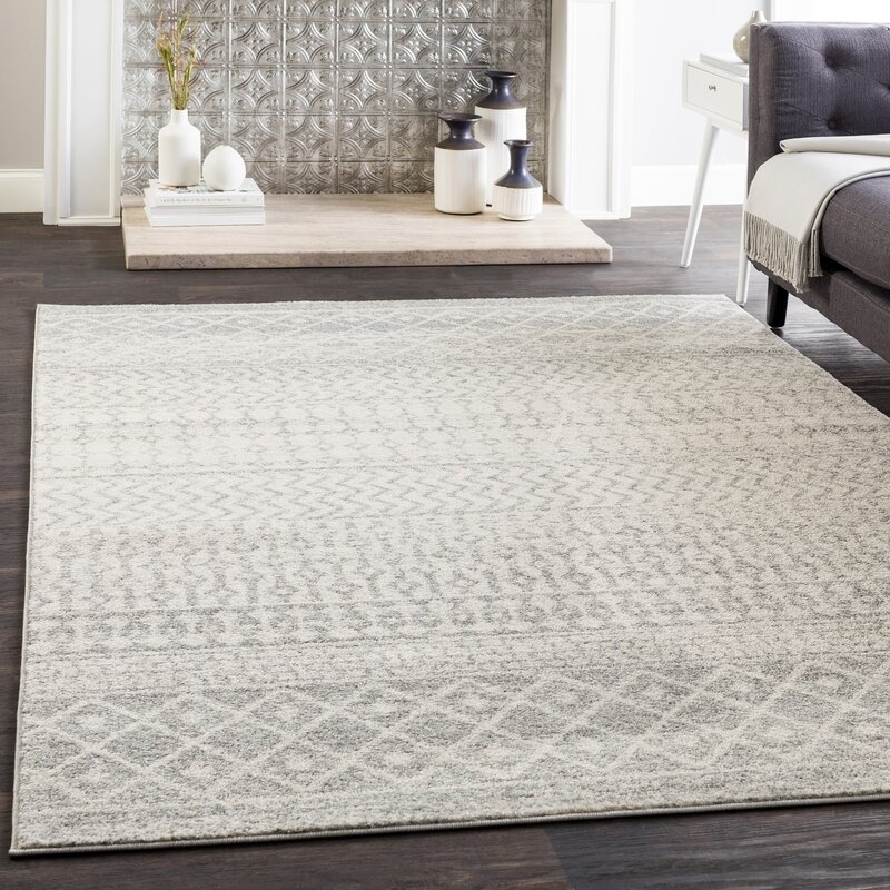 Warlick Oriental Gray/Taupe Area Rug - Image 3