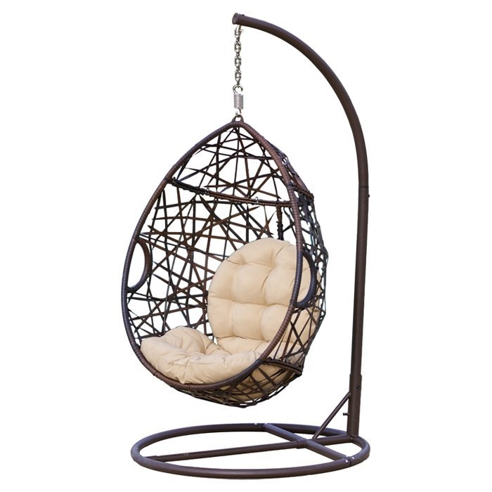 Anner Tear Drop Swing Chair with Stand - Image 0