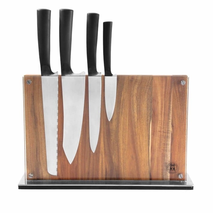 Schmidt Brothers ® Acacia Downtown Knife Block - Image 1
