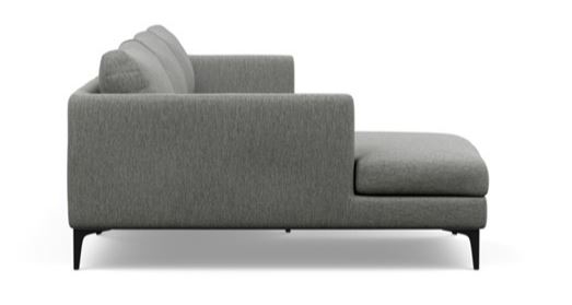 OWENS Sectional Sofa with Left Chaise - 106W with black legs - Image 1