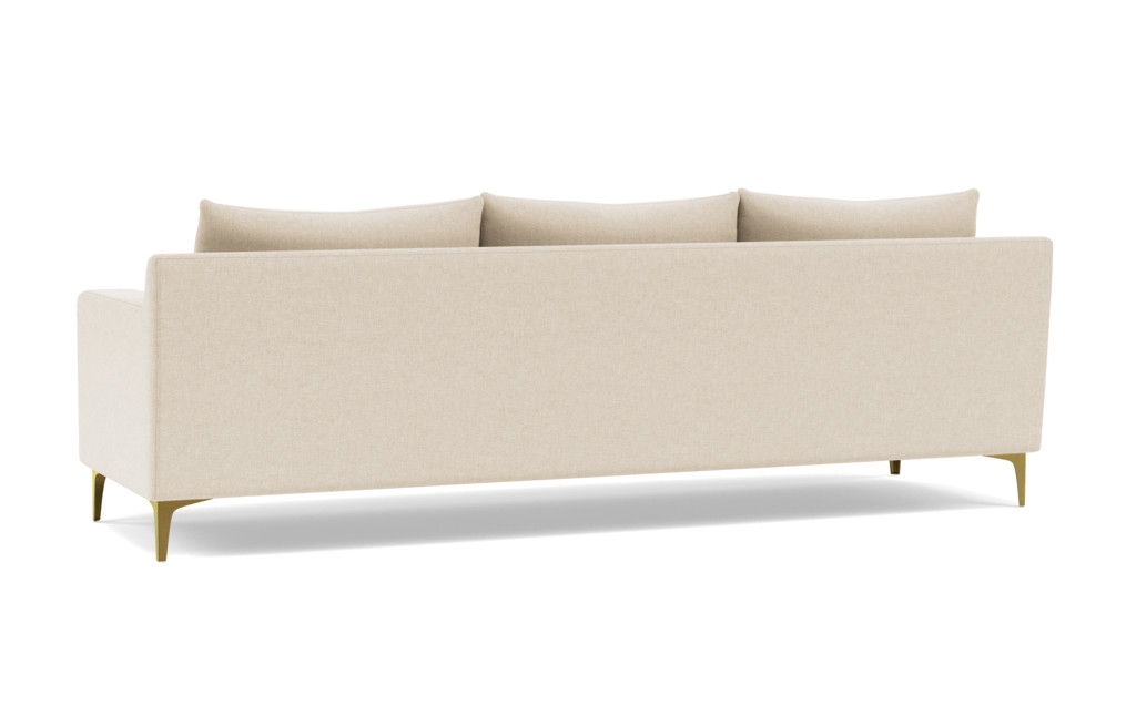 Custom: SLOAN 3-Seat Sofa /  Sand + Brass - Image 3
