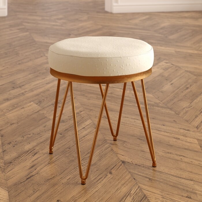 Ostrich Vanity Stool - Image 1