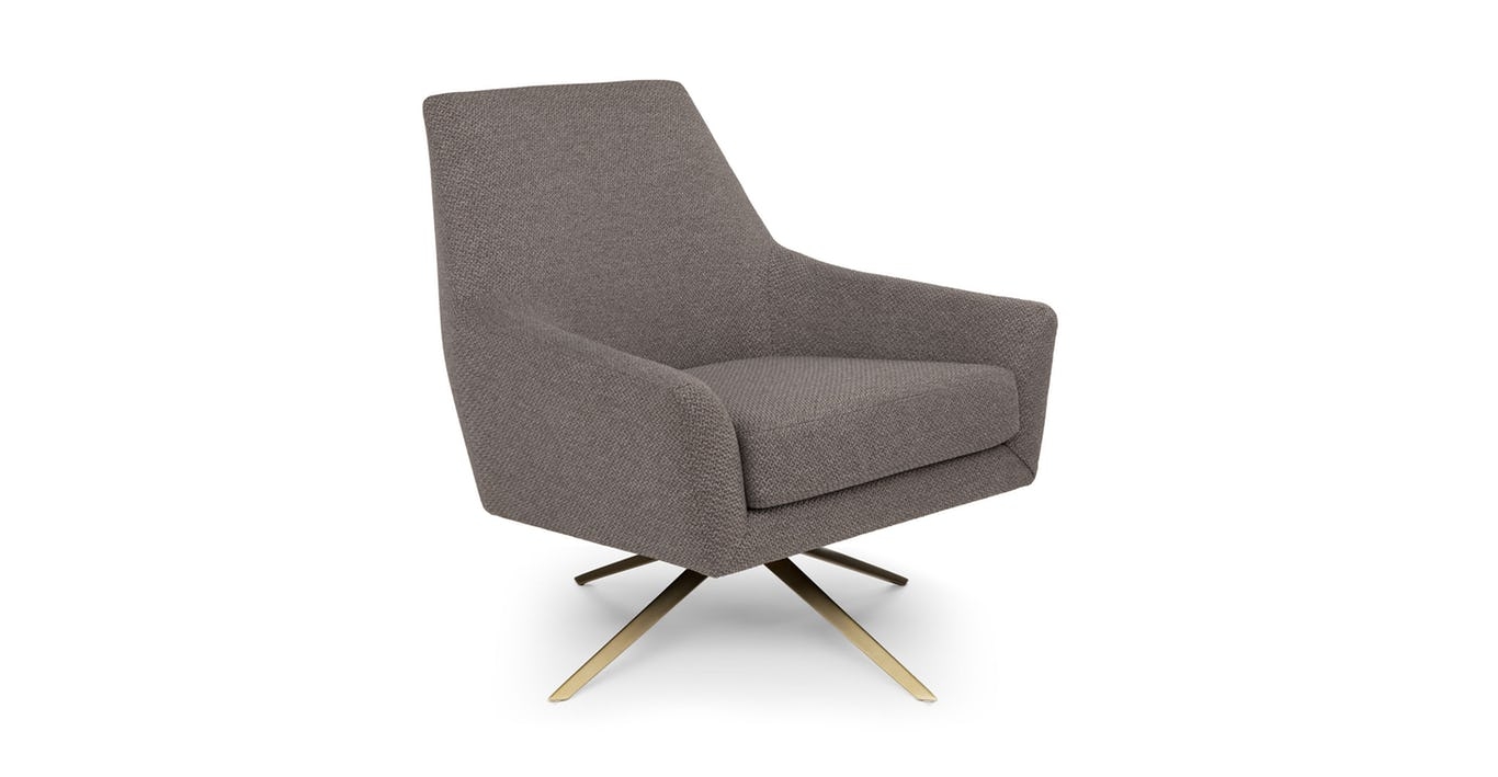 Spin Desert Gray Swivel Chair - Image 1