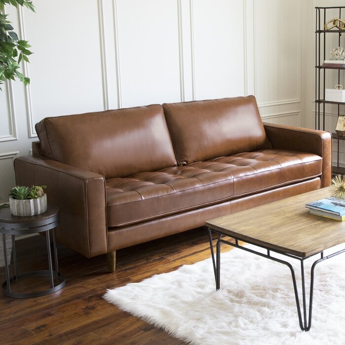 Idris Leather Sofa - Image 2