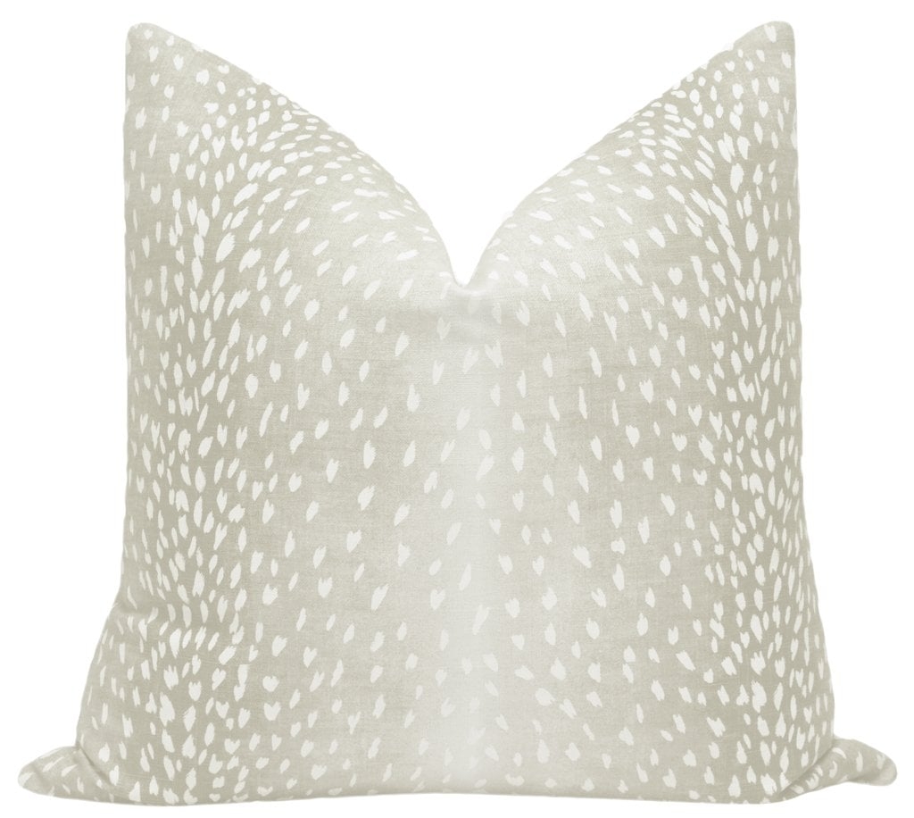 ANTELOPE LINEN PRINT // CASHMERE - 22" X 22" - Image 0