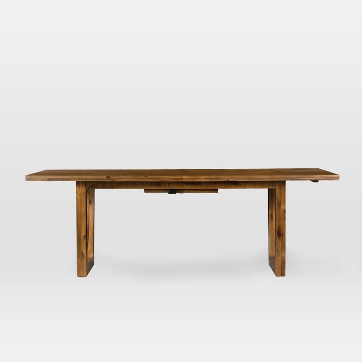 Logan Industrial Expandable Dining Table - Natural - Image 0