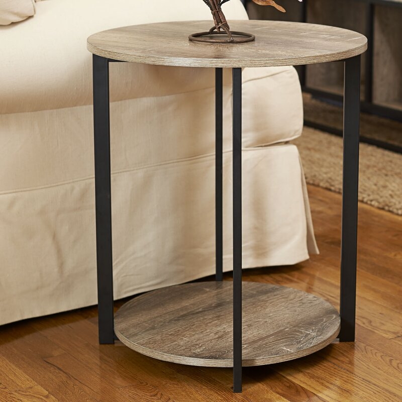 Ashwood Floor Shelf End Table - Image 1